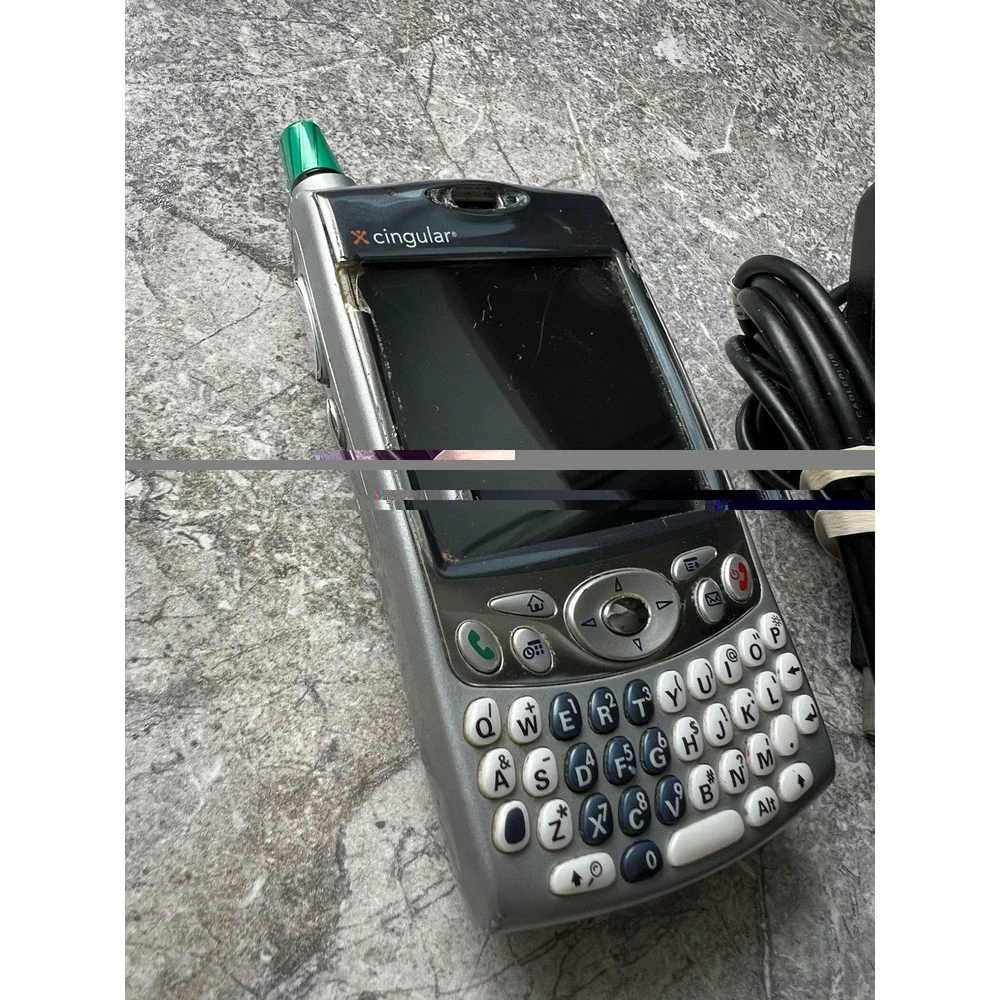 Vintage PalmOne Treo 650 Cingular Smartphone PDA w/ Charger Untested AS-IS